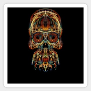 Electroluminated Skull - Vivid Sticker